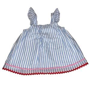 Kid's Crewcuts Red White & Blue Striped Top